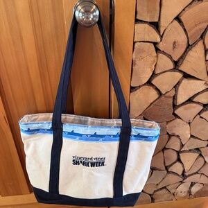 Womens Shark Week Whale Line Classic Tote